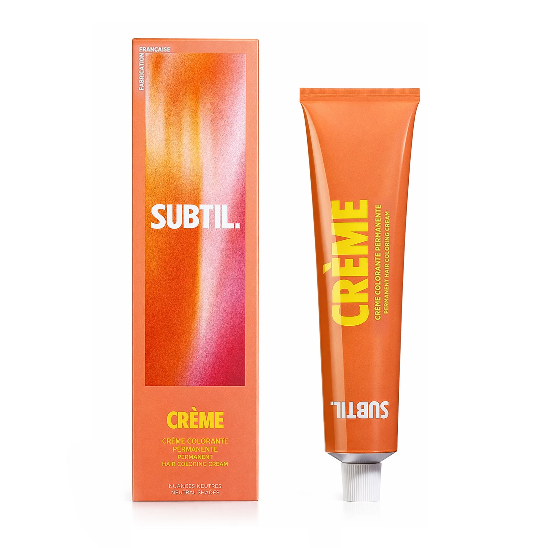 Стійка крем-фарба для волосся Subtil Creme Permanent Hair Color 8-74 Marron Cuivre, 60 мл